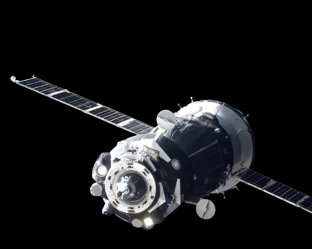 Satellite in space